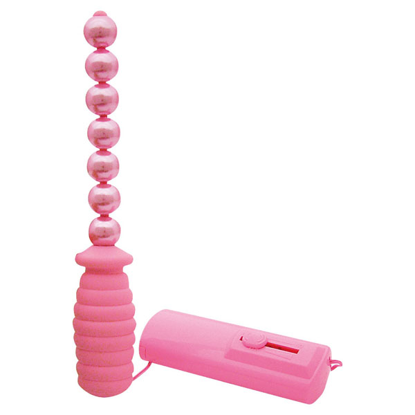 ウルトラ電動アナルパール (ピンク)