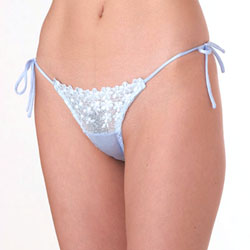 ★在庫処分特価★ パンジーレースリボンTバック 【C0037SX】