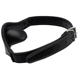 ★在庫処分特価★ 虜(とりこ)口枷・突起付(黒) 【SM-0728】