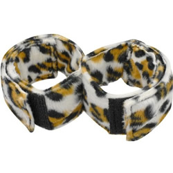 虜(とりこ)手枷(ヒョウ柄) 【SM-0731】