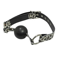 虜X　口枷(豹) 【SM-0824】