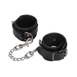 虜X　手枷(黒) 【SM-0830】