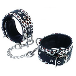 虜X　足枷(豹) 【SM-0835】