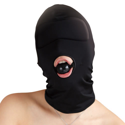 虜ベルベット　口枷付全頭マスク 【SM-1070】 ※欠品中