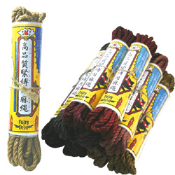 ★高品質緊縛用麻縄(パープル)