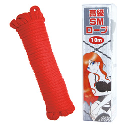 ★高級SMロープ　10M(レッド)　※欠品中