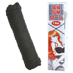 ★高級SMロープ　10M(ブラック)　※欠品中