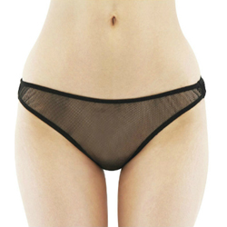 ギャラクシーメッシュ フルバックショーツ ブラック【5C0241BK】