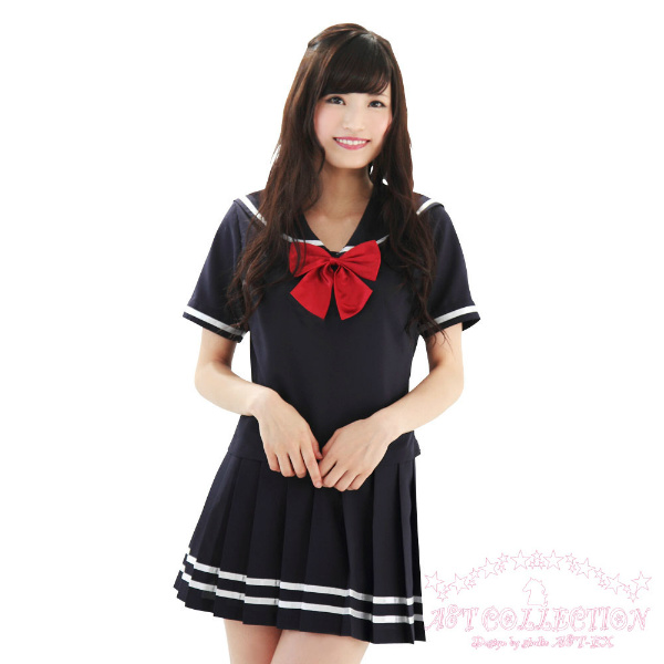 純情ダブルラインセーラー服【KA0193NB】
