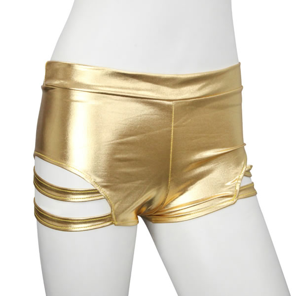 ★サイドオープンメタリックパンツ