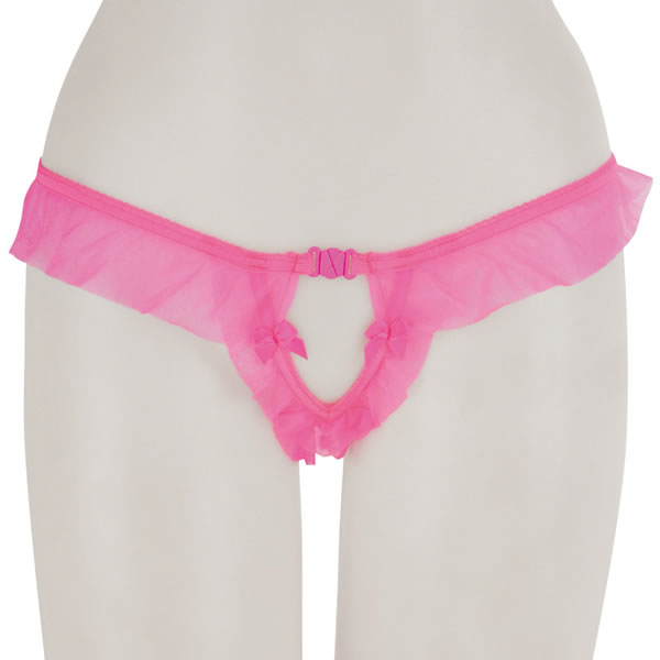 ★スパークフリルパールGスト　ピンク