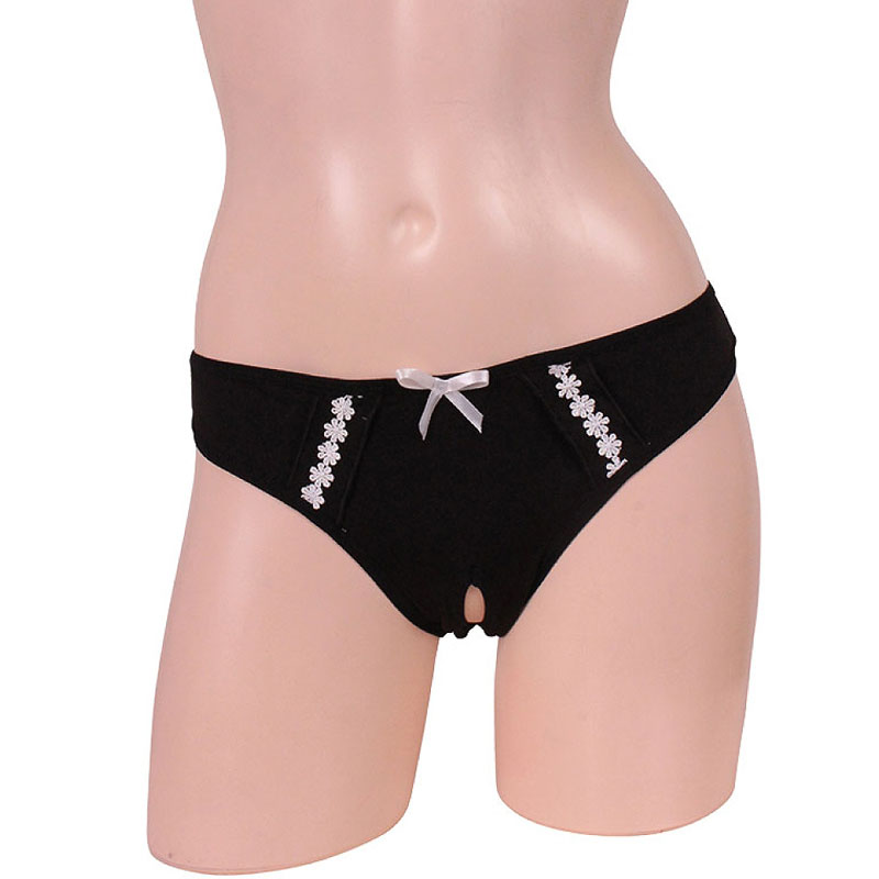 男ウケ度大お嬢オープンショーツ【5C0319BK】