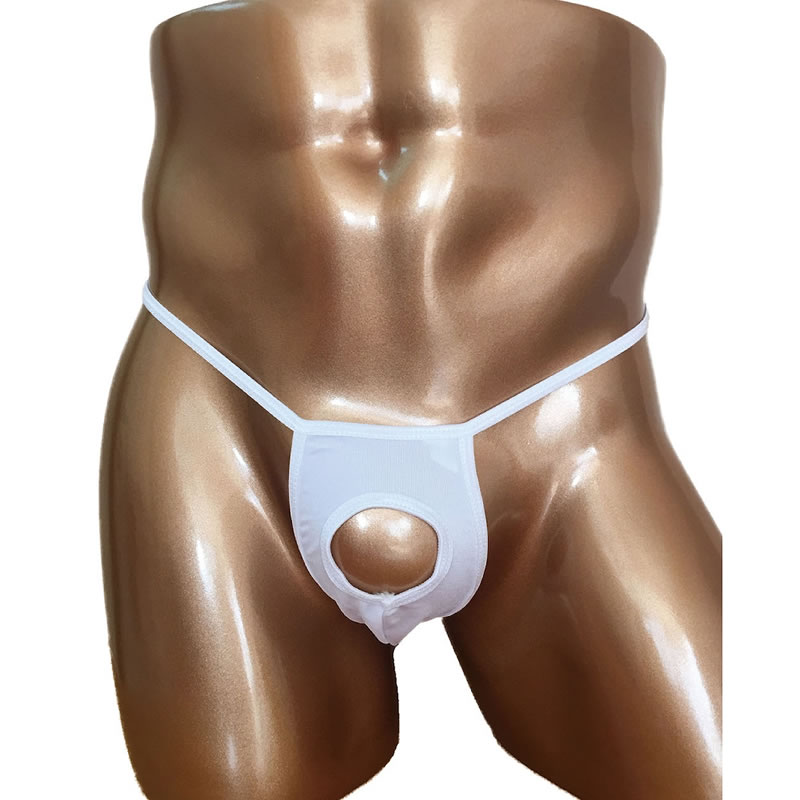 ★BadDaddy竿出しホールTバック(H-001) ホワイト【2JT-LM027】