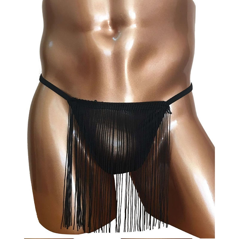 ★BadDaddy 簾ふんどしパンツ黒【2JT-LM036】