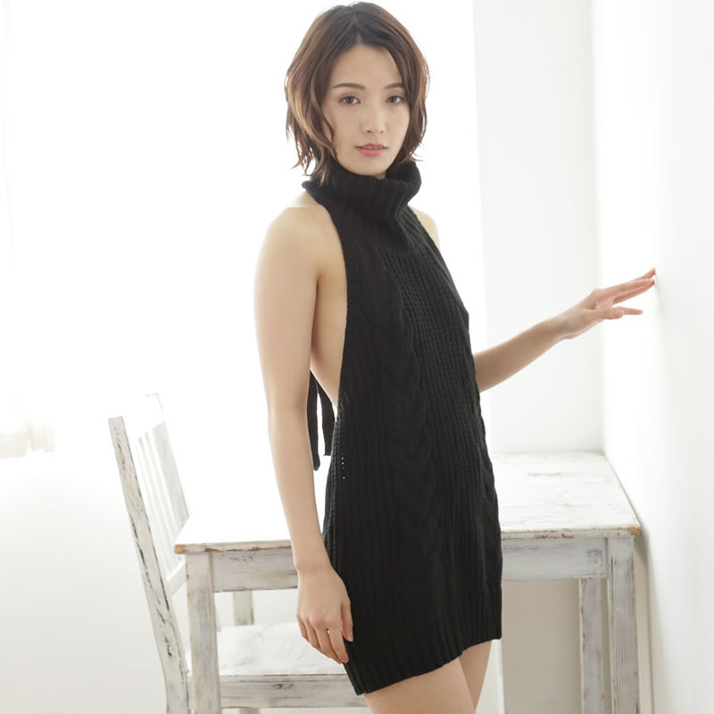 ★エロコス　悩殺ニットA　ブラック