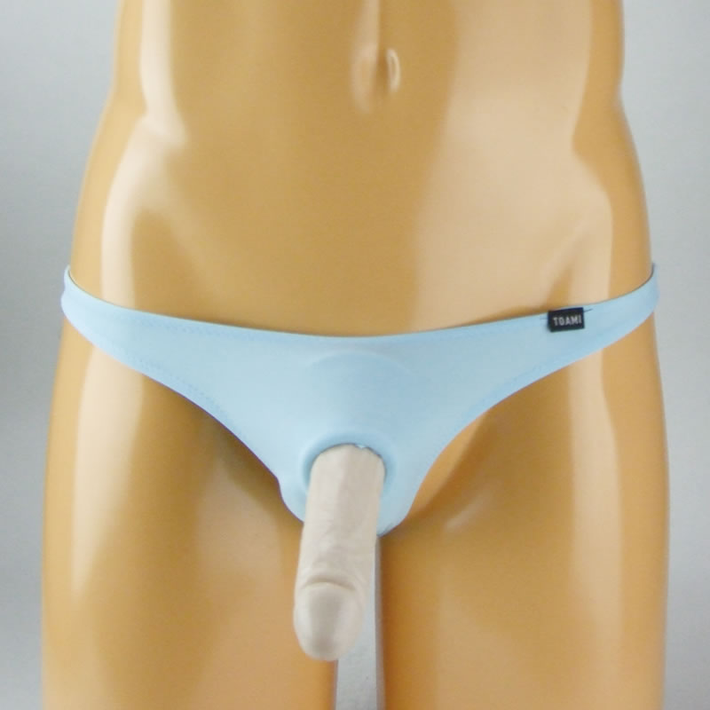 ★メンズ　2wayストレッチシリコンリング埋め込みフルバック　ターコイズ　Mサイズ