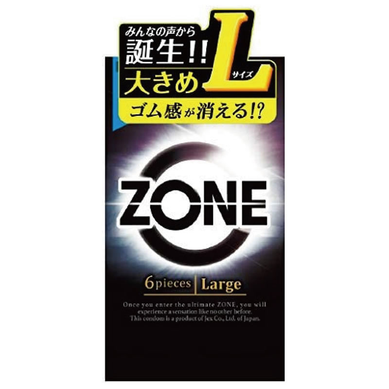 ★ZONE ゾーン コンドーム Lサイズ 6個入