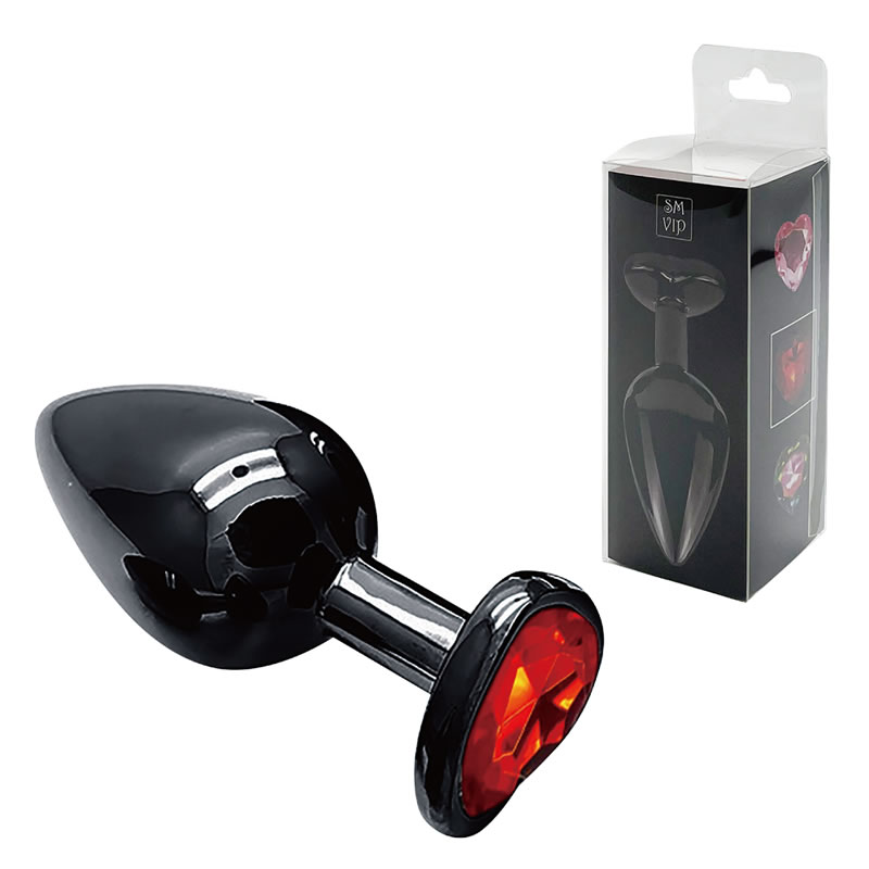 ★SM-VIP ブラックハートプラグレッドM