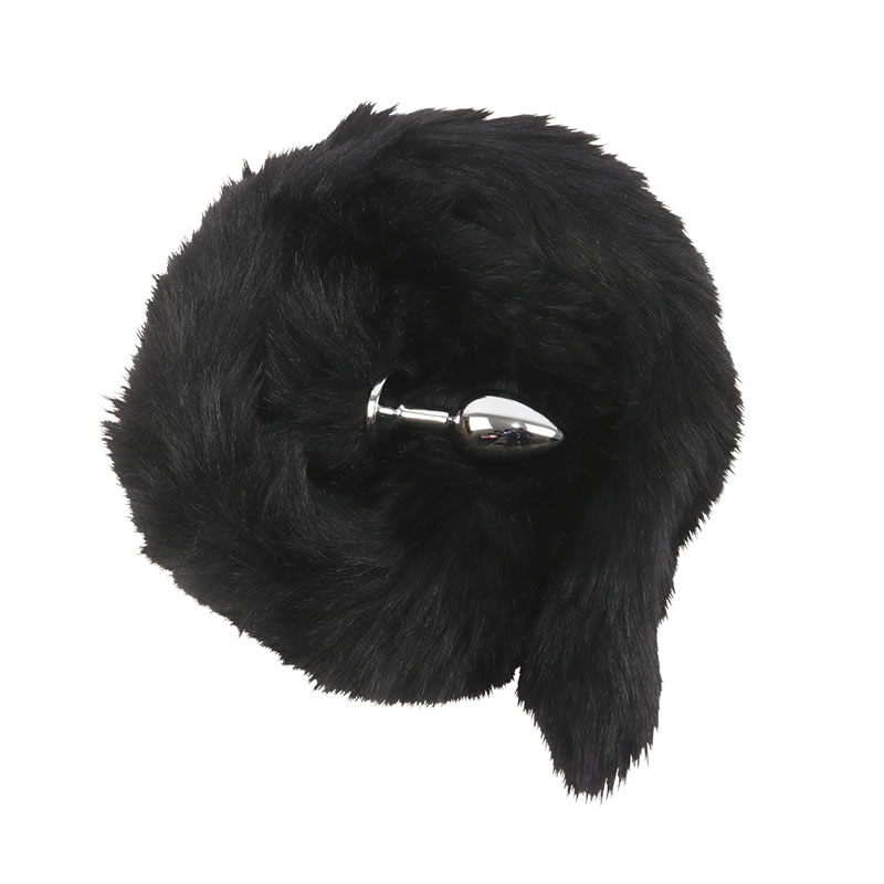 ★SM-VIP ロングテールアナルプラグ 80cm 黒