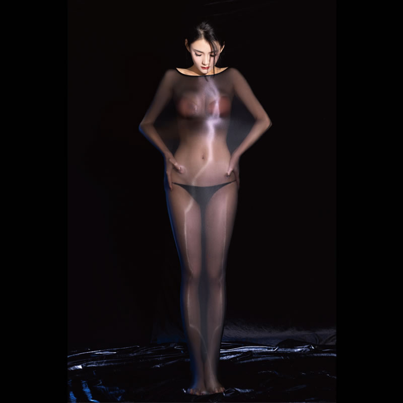 ★グレース　セクシースリーピングバッグフルボディストッキング　ブラック