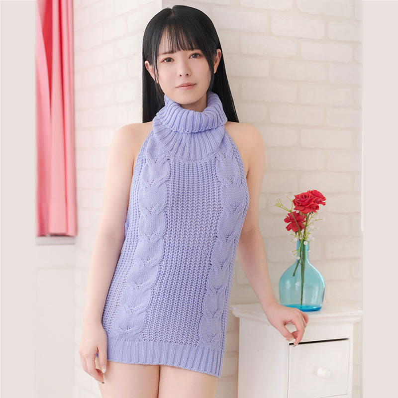 ★DOLCE.pink オーバーキルニット(バックオープン)ラベンダー【MIU0473】