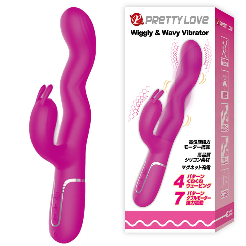 ★プリティラブ　ウィグリー&ウェービーバイブレーター