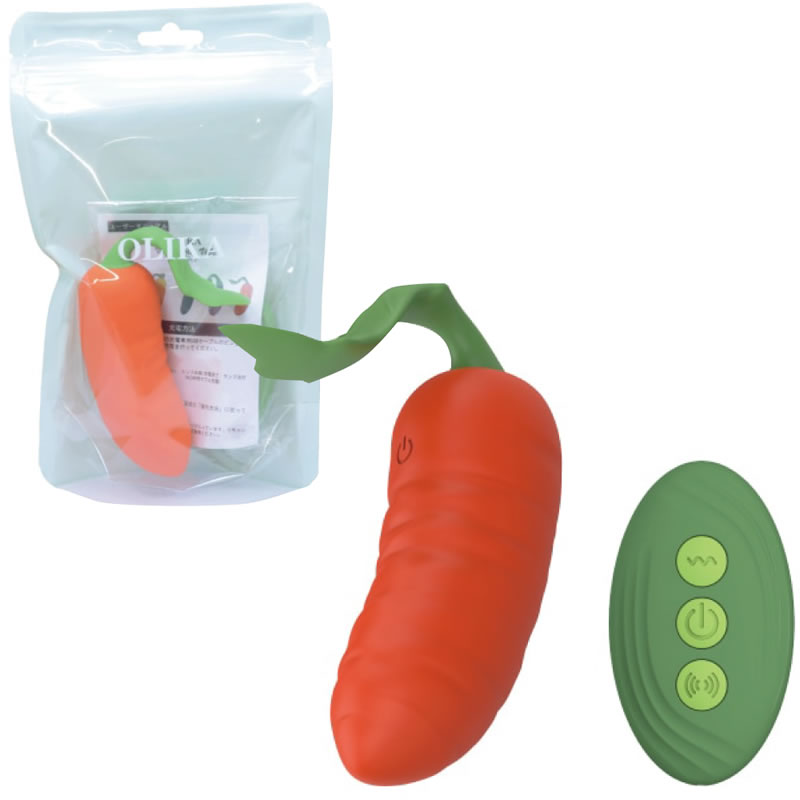 ★OLIKA 野菜バイブ ニンジン