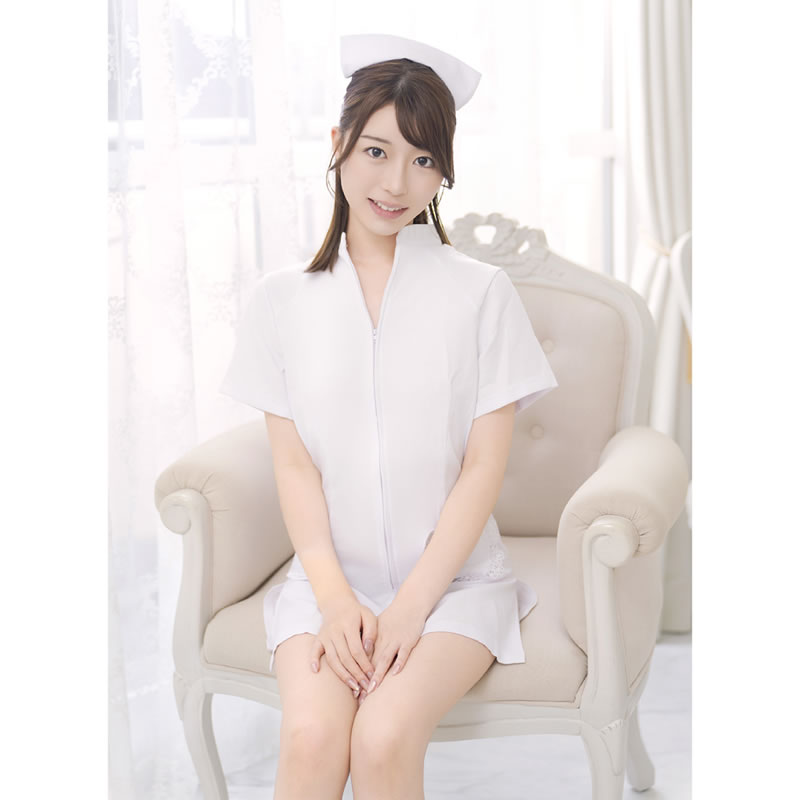 DOLCE.pink セクシーナース　誘惑スリット ミニ　ホワイト