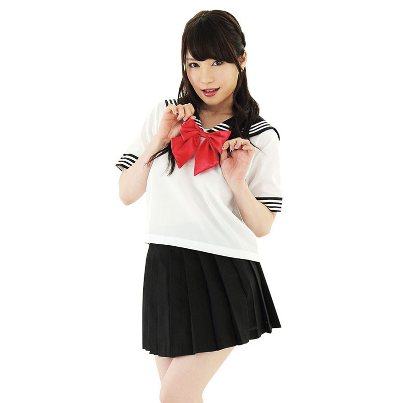 セーラー服 (2) (えんじリボン) (Lサイズ) 【F0020DR】